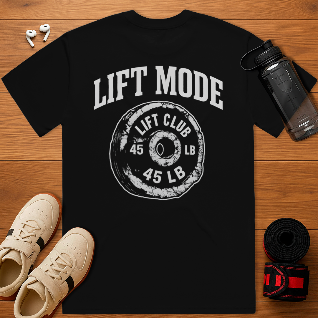 Lift Mode Lift Club - Relaxed Fit T-Shirt