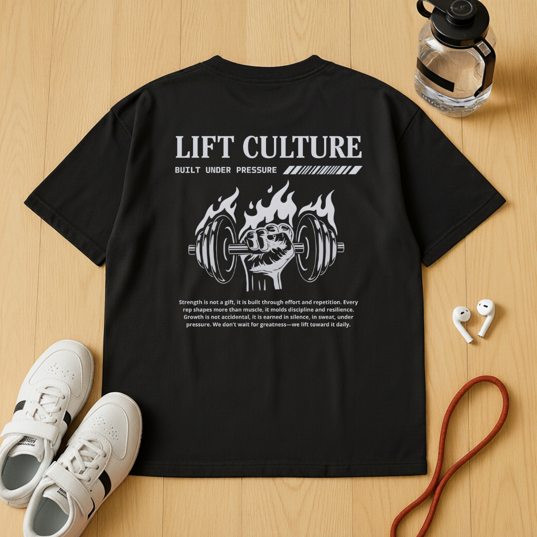 Lift Culture Fire - Unisex Oversized