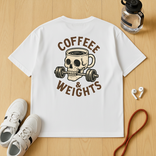 Coffee & Weights - Unisex Oversized