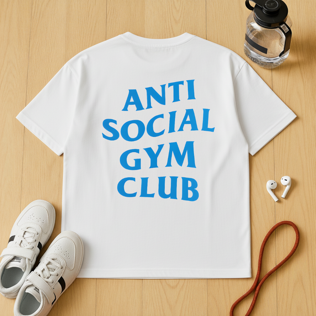 Anti Social Gym Club - Unisex Oversized