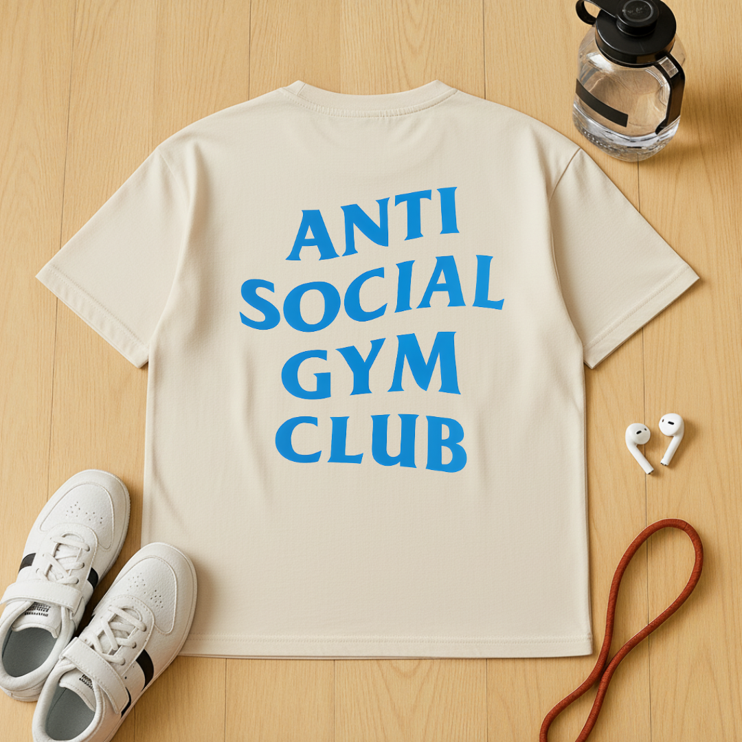 Anti Social Gym Club - Unisex Oversized