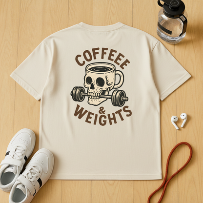 Coffee & Weights - Unisex Oversized