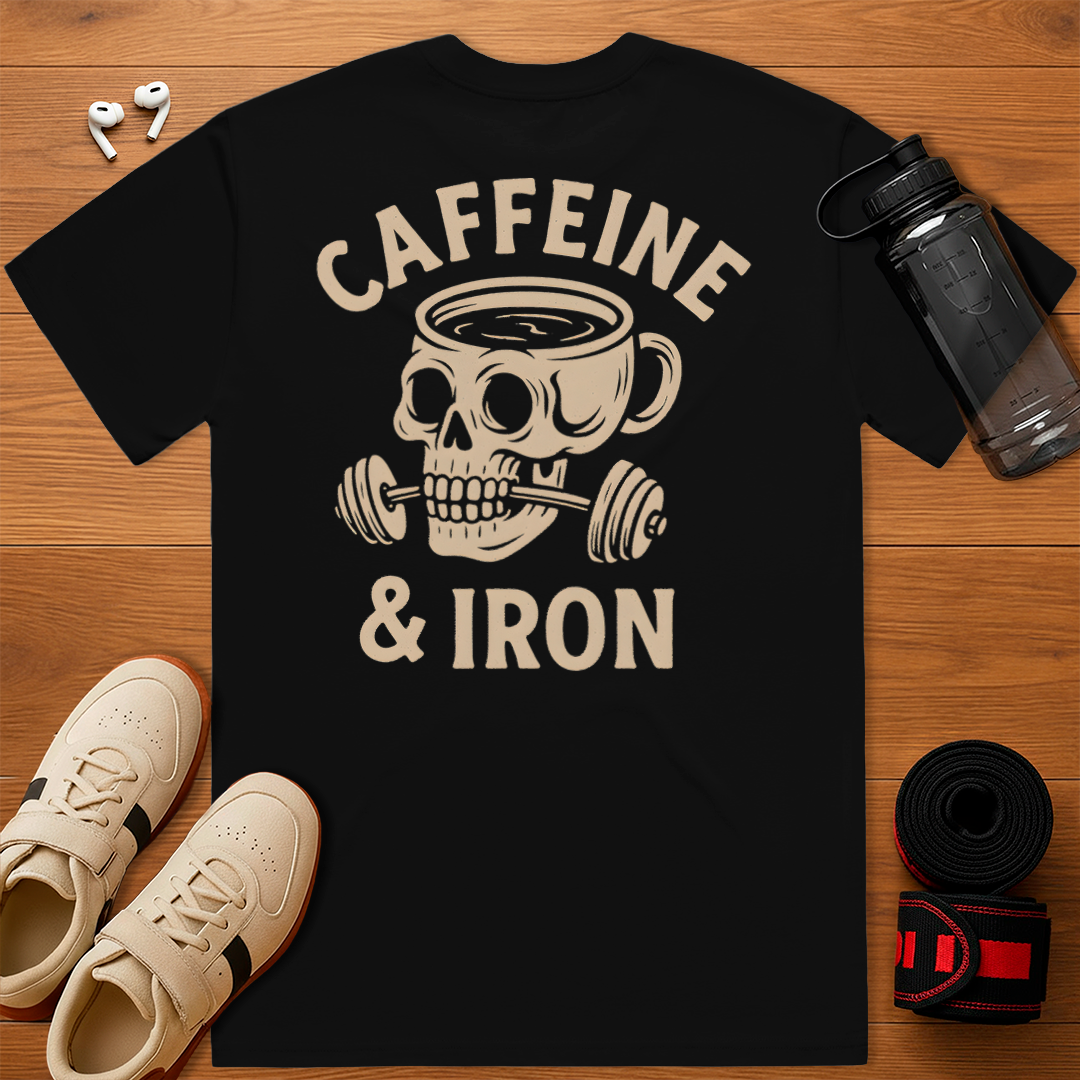Caffeine & Iron - Relaxed Fit T-Shirt