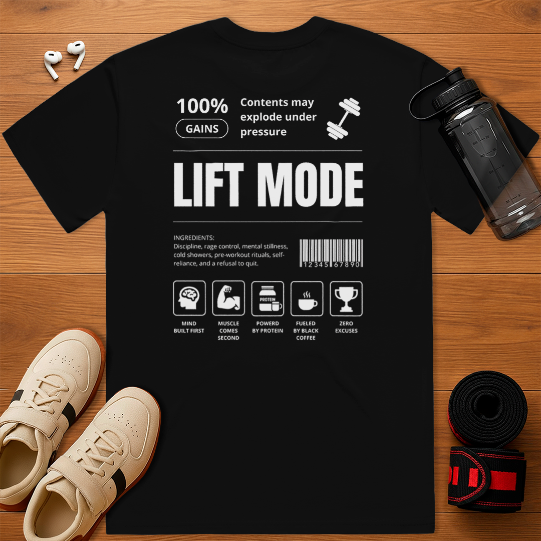 Lift Mode Label - Relaxed Fit T-Shirt